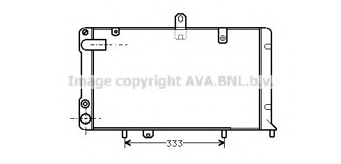 PRASCO LC2003 Radiator, engine cooling